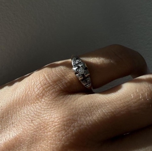 Vintage 14k natural diamond - 14k,