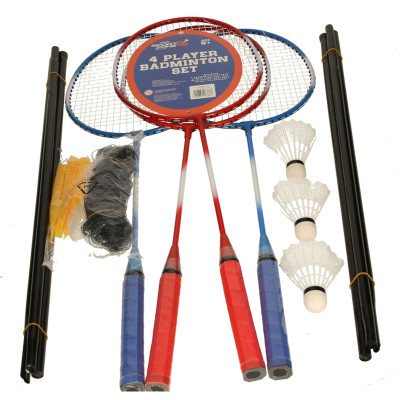 Badminton set player with - badminton,