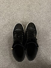 GABOR BLACK PATENT LEATHER HIGH SNEAKER BOOT WOMEN'S