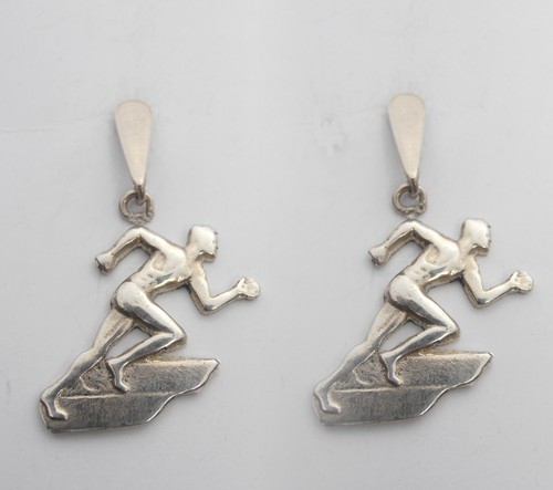 Runner 925 silver pendant - runner:,