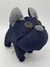Collectible Advertising Jack & Jones Jeans Blue Denim French Bulldog  Plush