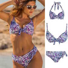 Pour Moi Mykonos Padded Halter Top, Underwired Bikini Top or Fold Brief