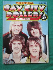 BAY CITY ROLLERS - OFFICIAL MAGAZINE - NUMBER 32 - JULY 1977