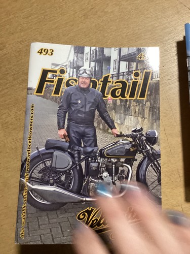 Fishtail 493 velocette - fishtail,