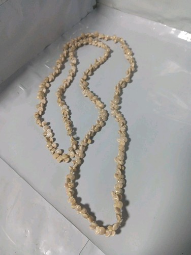 Taupe mini shell necklace - taupe,