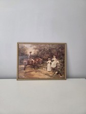 Vintage framed art - , a