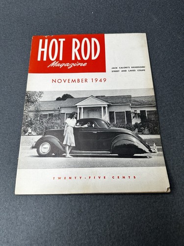 Hot rod magazine november - rod, 1949