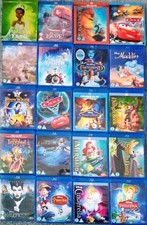 20 x Disney Blu-ray Job Lot Bundle Little Mermaid Peter Pan Frozen Maleficent