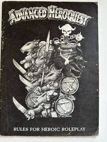 Advanced heroquest rule - heroquest, book