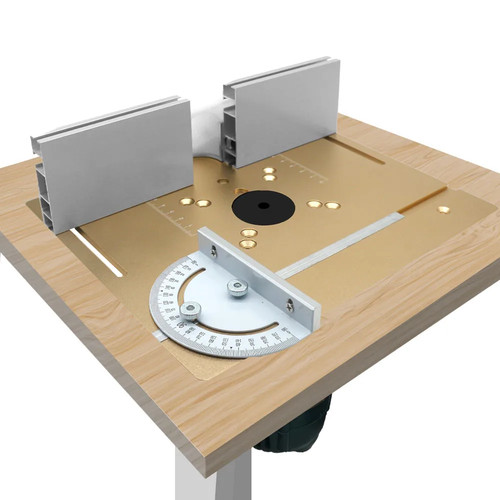 Aluminum router table insert - router,