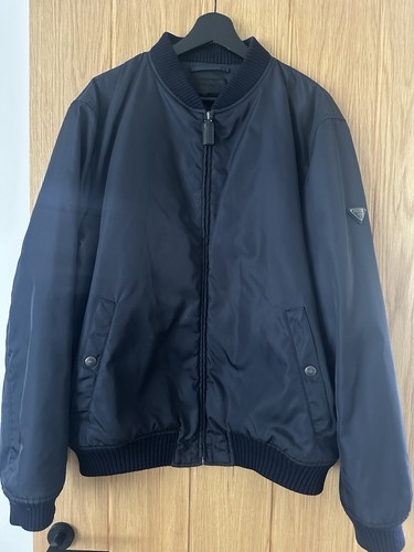 Gents navy prada bomber jacket - gents,