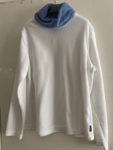 Quechua white blue roll neck - quechua,