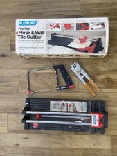 Plasplugs Pro-Tiler Floor and Wall Tile Cutter with saw and hand cutter