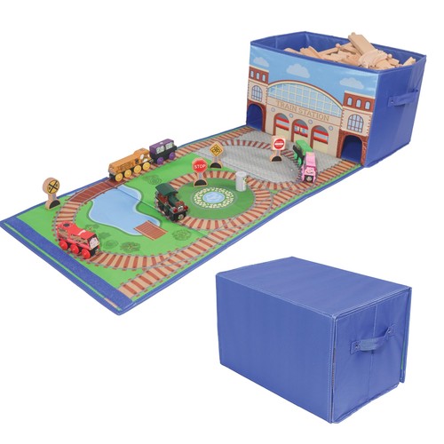 Train storage bin and - storage, play
