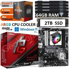 AMD Ryzen 7 3800X + 64GB RAM +