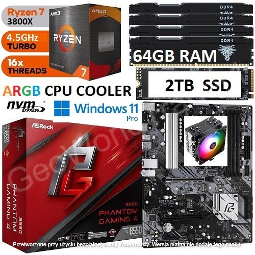 Amd ryzen 3800x 64gb - 7, +