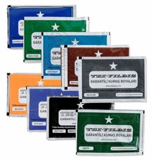 Tie Hand Yildiz Fabric Clothes Dye 60 Colours - 200g Total - 12g Each Pack UK St