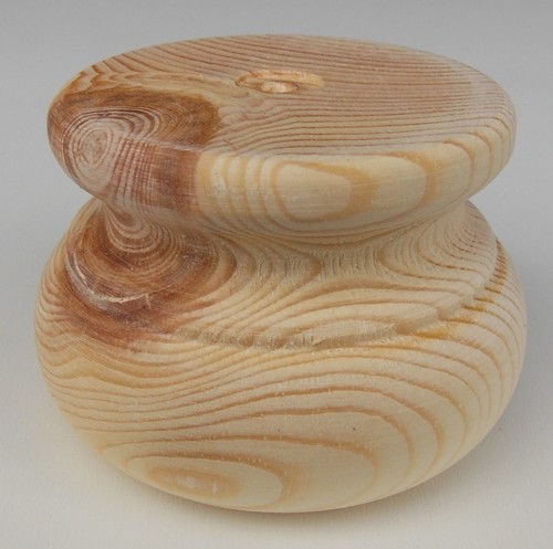 Single rustic wooden pine foot - rustic,