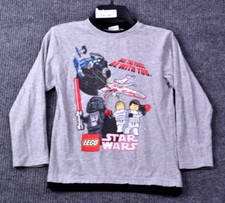 Star Wars Lucasfims Shirt Boys Medium Gray Lego Colab Graphic Vintage Pre Disney