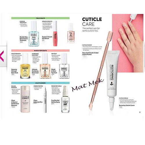 Avon nail experts - base, coat