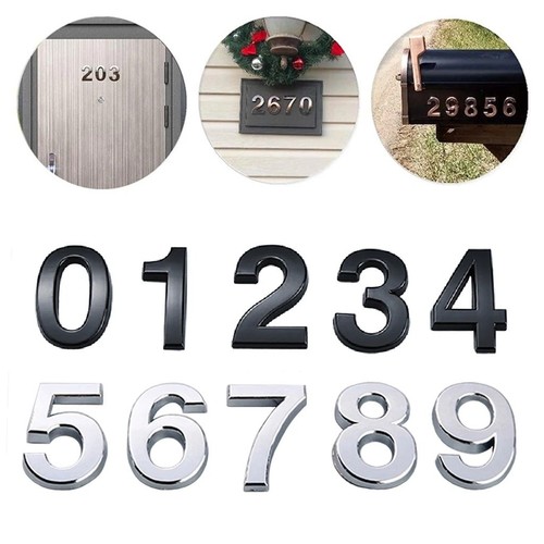 House door numbers plaques - door,