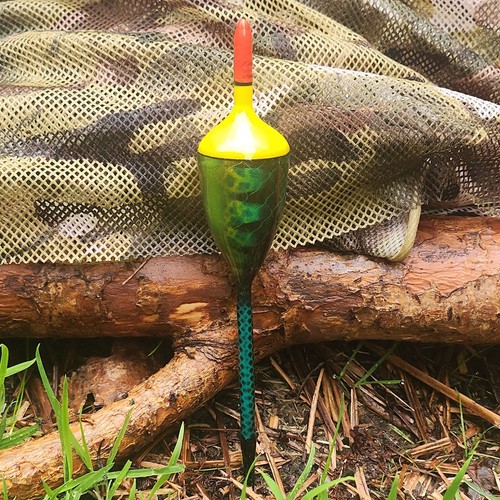 Handmade perch bobber with - handmade,