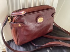 THE BRIDGE new conker brown leather shoulder/across body bag, rrp £359, BNWOT