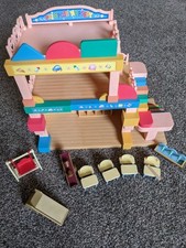 Sylvanian Primrose Nursery Plus Log See Saw, Outdoor Taps, Chairs, Slide 