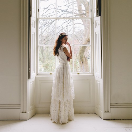 Beautiful heavy lace pale