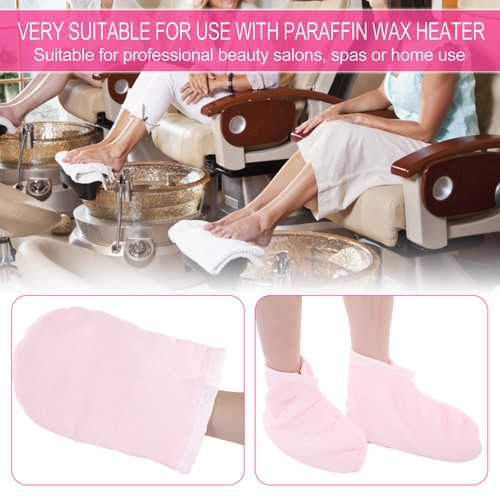 Paraffin wax bath booties - wax,