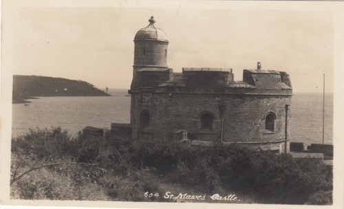 Postcard mawes castle nr - postcard, st