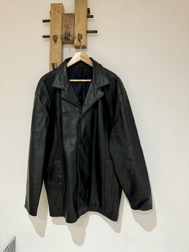 Vintage mens black genuine - mens,