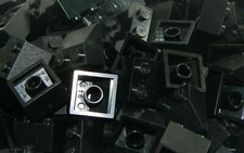 15x Lego Roof Bricks Black
