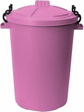 50L Coloured Plastic Waste Bin