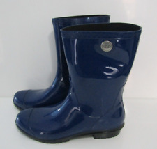 GENUINE UGG SHAYE WELLIES NAVY BLUE  WELLINGTONS RAIN BOOTS WATERPROOF UK 7.5