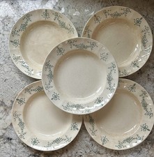 FIVE 1900s LONGCHAMP PLATES