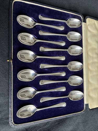 Set boxed solid silver - silver, tea