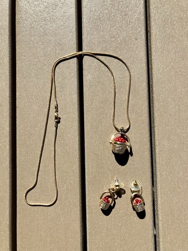 Nantucket basket necklace and - nantucket,
