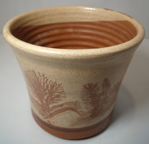 Vintage mocha ware tree - ware,