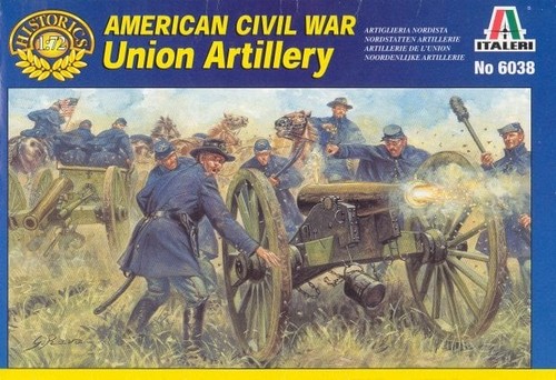 Italeri union artillery - 1/72,