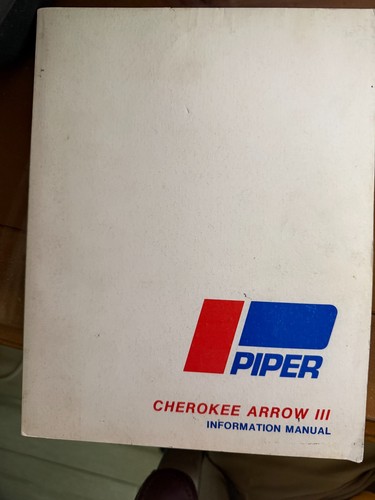Piper cherokee arrow - piper, iii