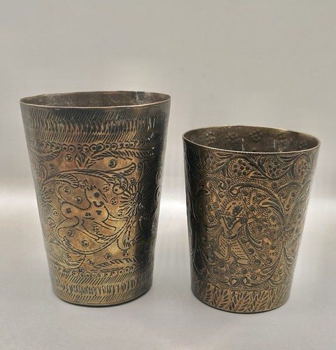 Indian antique etched - 2,