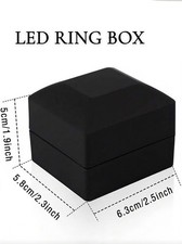 Led light ring box with - ring,
