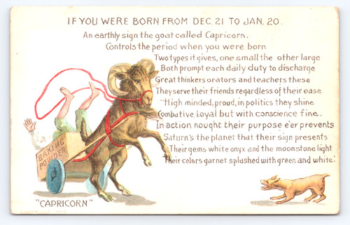 1907 capricorn zodiac comic - 1907,