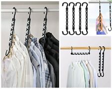 10X Space Saver Wonder Magic Hanger wardrobe savers Clothes Closet Organize Hook