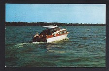 Clear Lake Iowa IA 1957 Wooden