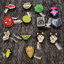 Lot (14) Crocs Jibbitz Charms