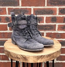 All Saints Mens Suede Military