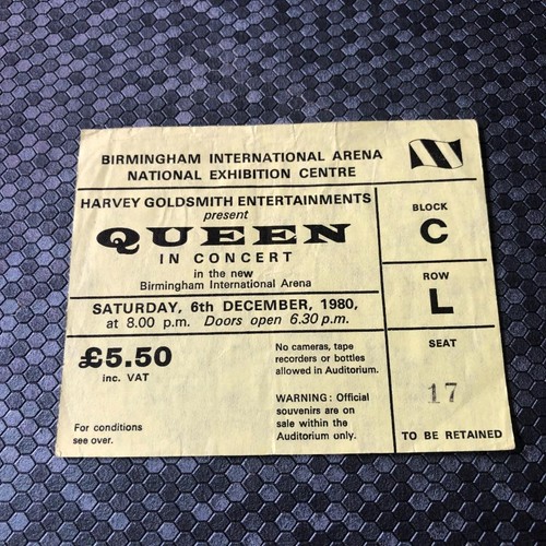 Queen ticket birmingham nec - queen,