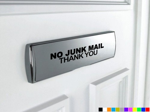 Junk mail thank you - you, door